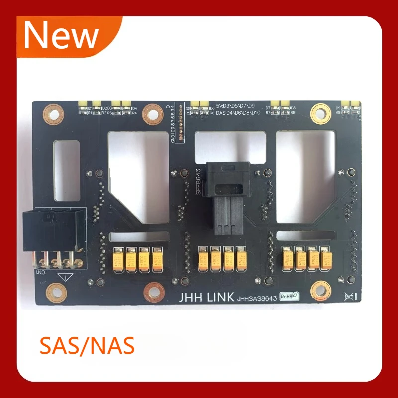 Presale NAS Backplane SFF-8643 to SAS SATA3.5 Inch Hard Disk miniSAS 4-Disks Hard Drives Expansion Card SFF 8643 to 4X SAS/SATA