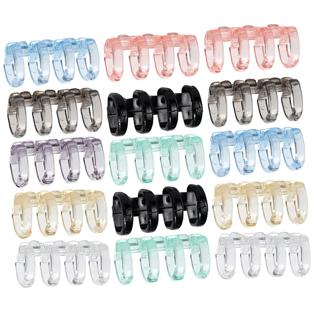 

16 Pcs Loose Binder Binding Strips Notebook Loose-leaf Rings Photo Album Office Binders