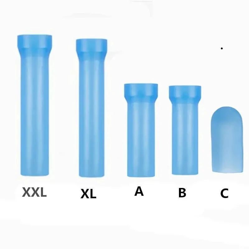 

Penis Sleeves Extender Penis Enlargement Sleeve Elastic Glans Cap Silicone Genital Sleeve Stretcher Pump Sex Toys for Men Adults