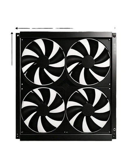 Window Exhaust Fan Powerful Double-row Non-punching Ventilation Fan Silent Window Type Non-opening Hole