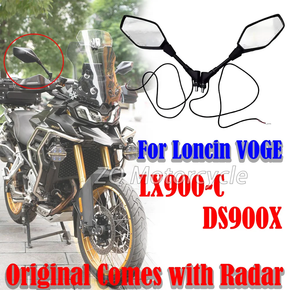 For Loncin LX900-C VOGE DS900X Original Comes with Radar, Left Right Rearview Mirrors, Reflectors Mirrors Accessories