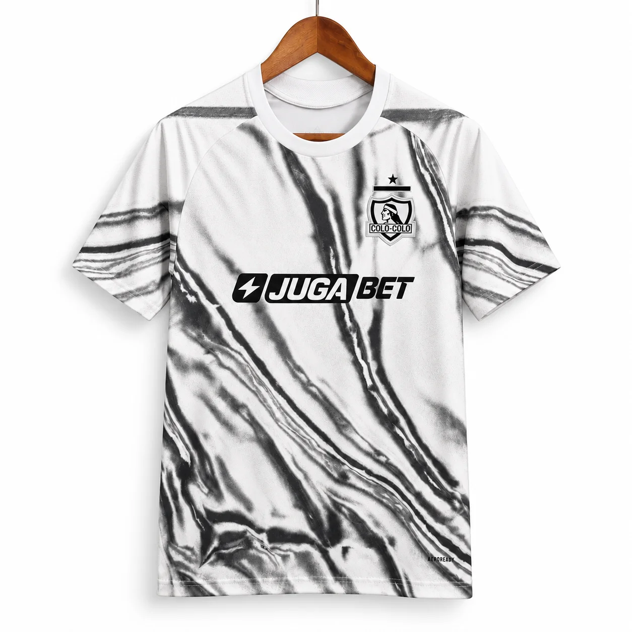 Colo Colo Fußballtrikot 2026/27, Unisex 3D-Druck Fußballshirt, Schnell Trocknendes Atmungsaktives Sportoberteil, Kurzarm-Freizeit-T-Shirt – Detail 5