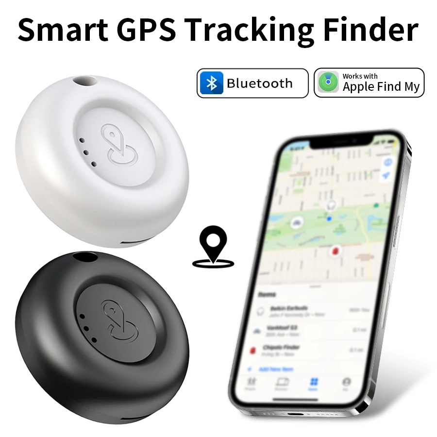

Bluetooth GPS-трекер для iOS (приложение Find My), для ключей, багажа, детей, домашних животных (кошек, собак), локатор, позиционер, устройство против потери, с функцией напоминания и сигнализации