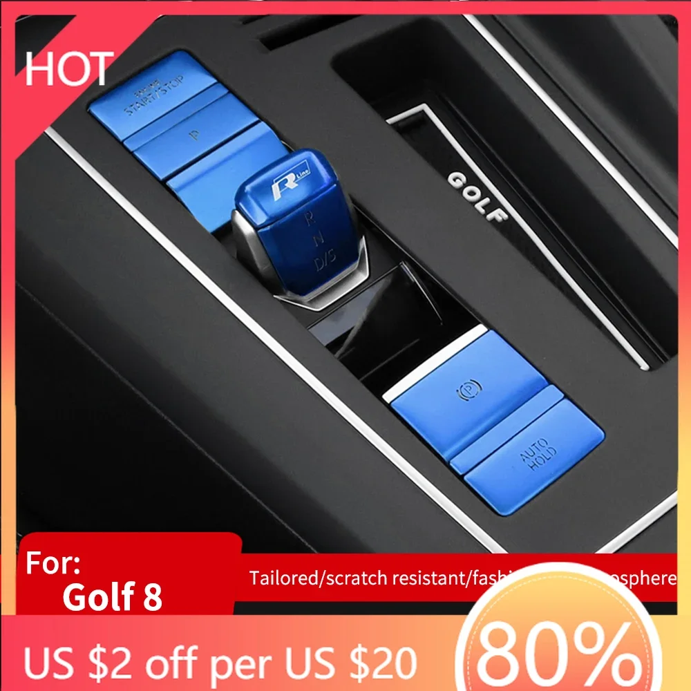 

Golf 3 4 MK3 MK4 2026 Hot For VW VOLKSWAGEN Car interior central control panel shift button sticker door unlocking suitable for