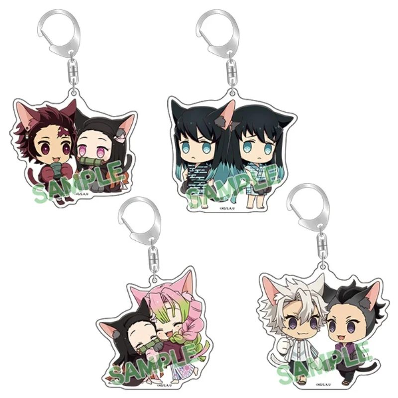 سلسلة مفاتيح أنيمي أكريليك ، سلسلة مفاتيح لعبة ، نيزوكو كامادو ، تانجيرو ، توكيتو ، مويشيرو ، كانروجي ، ميتسوري ، شينازوغاوا ، سانيمي ، هدية