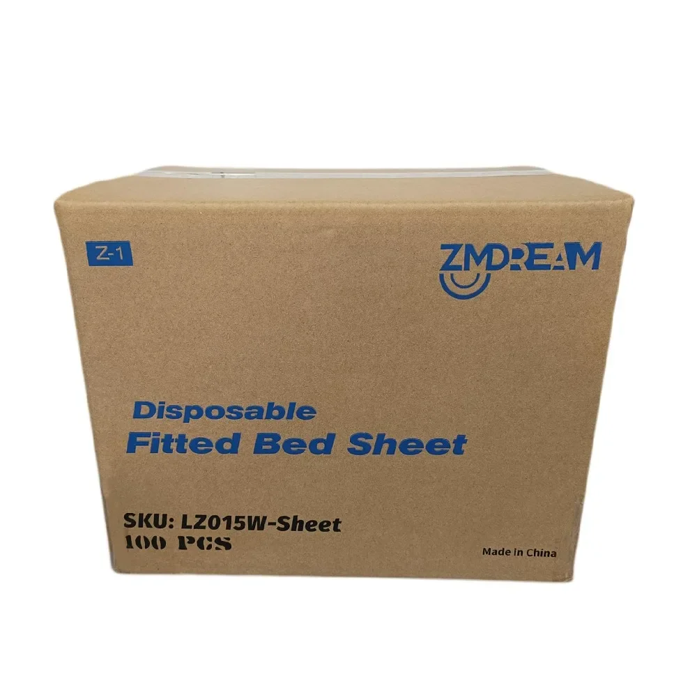 Lençóis de mesa de massagem descartáveis, capas de cama com elástico máximo 82 x 35 polegadas