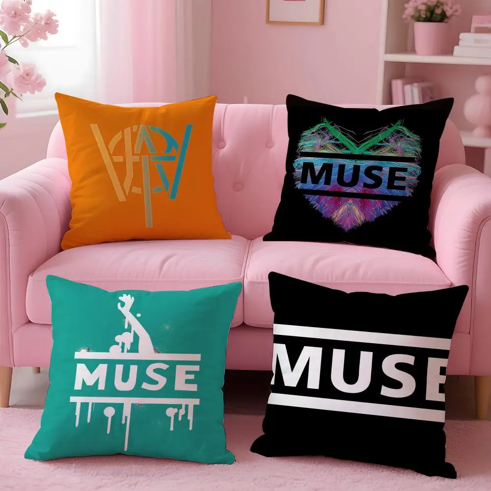 rock Muse Cushion Cover Cushion Cover Set 4Pcs 50x50 45x45 40x40 Pillowcase Decorative Sofa Home Decor