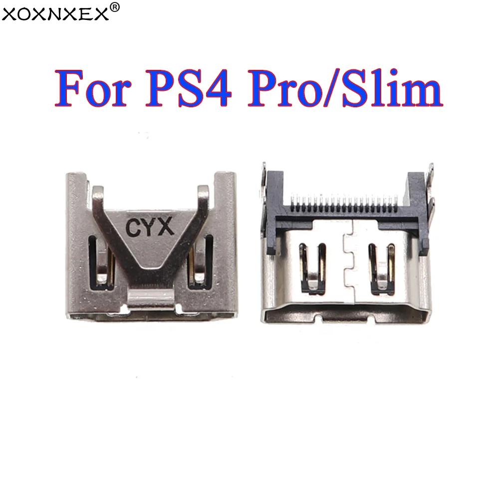 Puerto compatible con HDMI para PS4 Pro PS4 PRO Slim, Conector de pantalla, reparación de interfaz