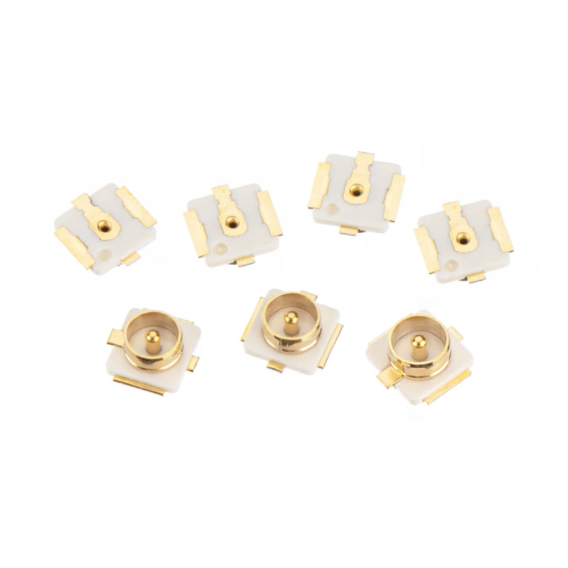 10/20/50Pcs U.FL-R-SMT UFL IPX/IPX1 Board SMT Connection PCB Board RF Coaxial Connectors SMD IPX Male Socket Antenna Pedestal