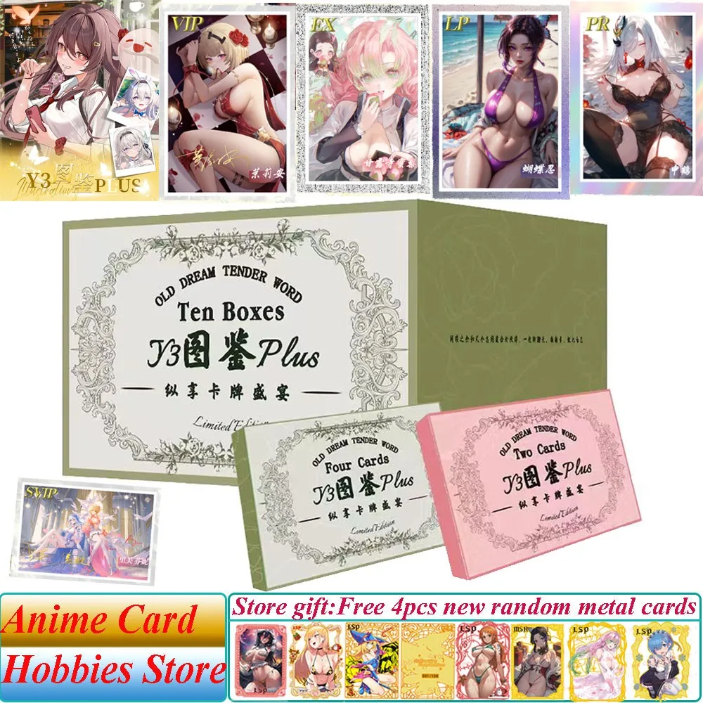 2024 The Y3 Set 2 Goddess Story One Piece Cards Anime Boa Hancock Waifu Cards Swimsuit Bikini Feast Doujin Toys And Hobby Gift