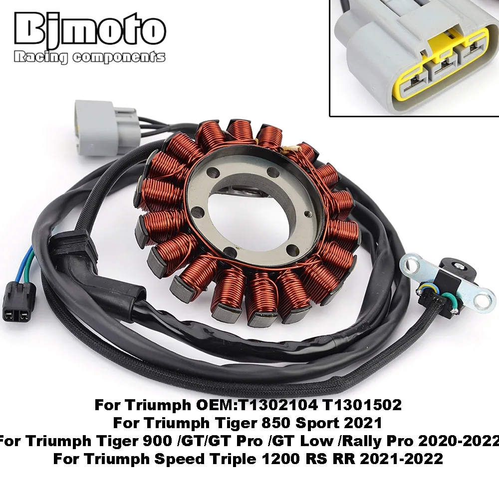 4011866 Motorcycle Stator Coil For Triumph Tiger 850 Sport 900 GT Speed Triple 1200 RS RR for Polaris OUTLAW 525 450 "S" - view 4