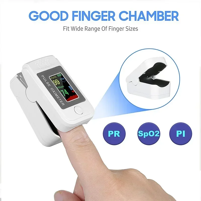 Set Oximeter Finger Clip Pulse Oximeter TFT Heart Rate Monitoring Health Monitoring Health Products Home Use Long Endurance New