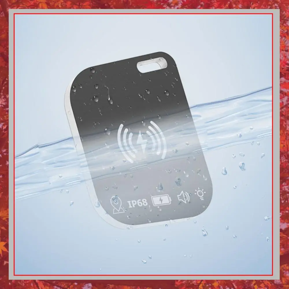 

Беспроводной водонепроницаемый трекер для поиска карт и предметов, совместимый с Apple Find My, ультратонкий, для кошельков, багажа и сумок, с функцией защиты от потери.