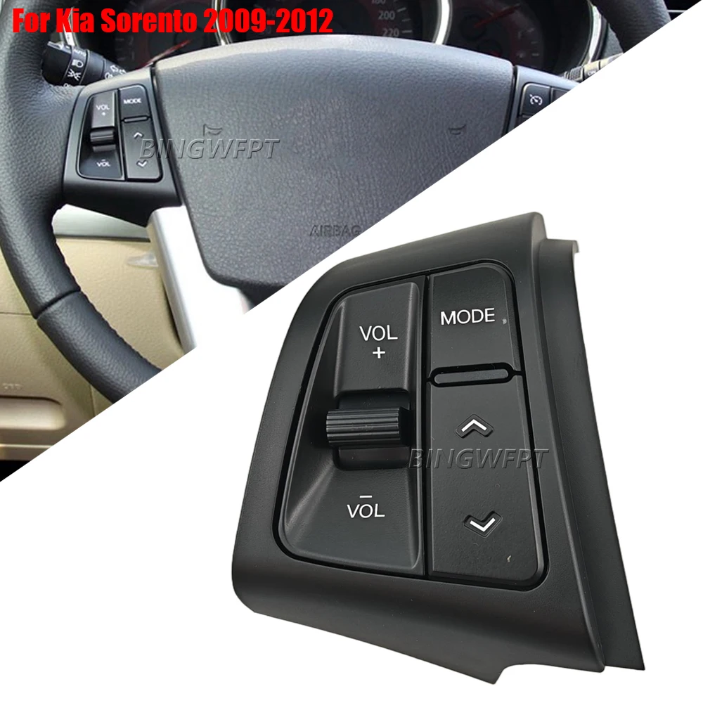 For Kia Sorento 2009-2012 Multi-function Steering Wheel Button Volume Adjustment Cruise Fixed Speed OEM 96700-2P000 96710-2P000