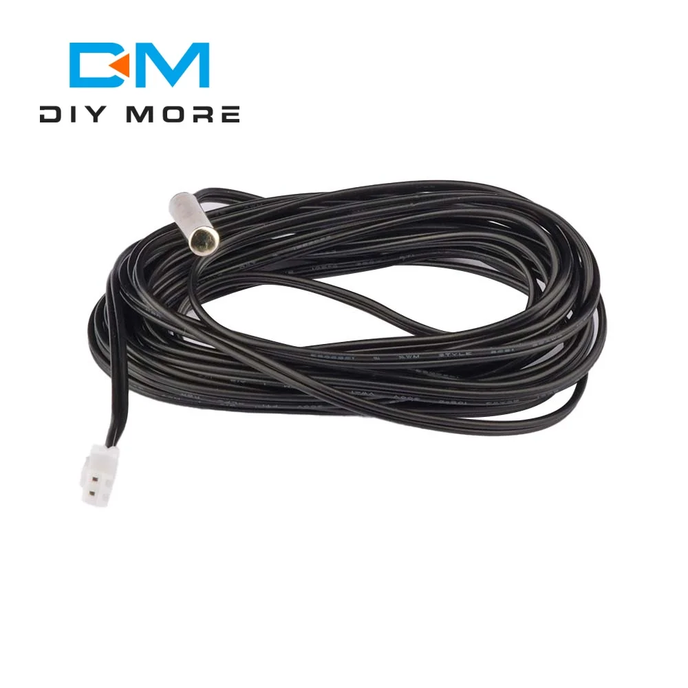 0.50M 1M 3M NTC Thermistor Temperature Sensor Waterproof Probe Wire 10K 1% 3950 Cable