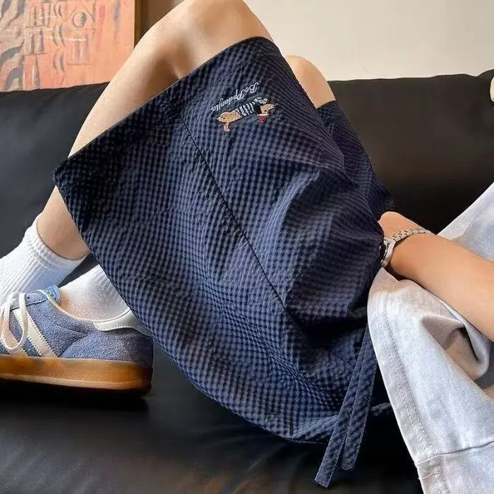 

Men's Summer Large Size Spor Bubble ort orts Qui Dry Breathable Beach Pants Five Parts Casual Pants Loose Waist