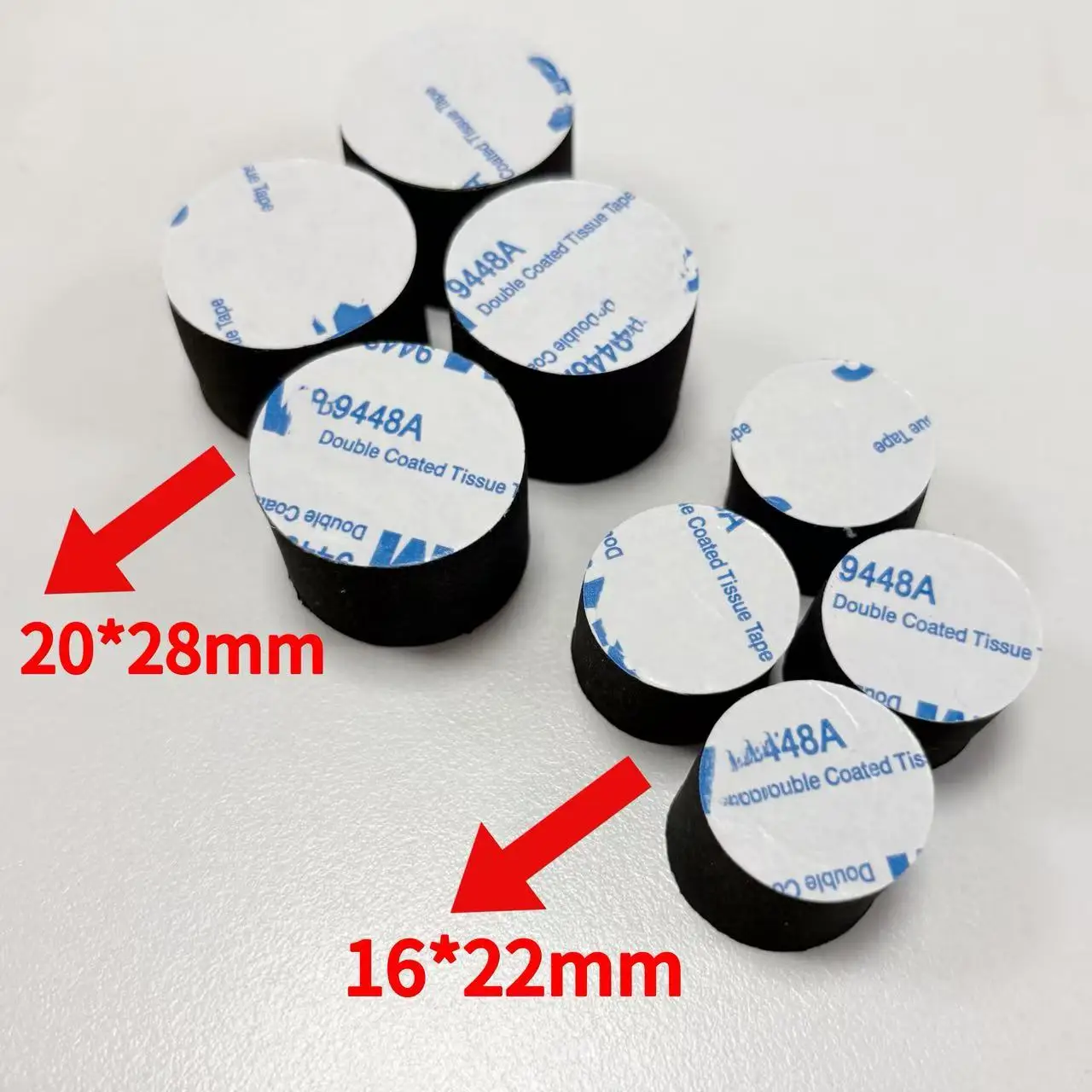 16*22mm / 20*28mm Electric Drum Trigger Sponge Foam Cone With Double-sided Tape (Optional)