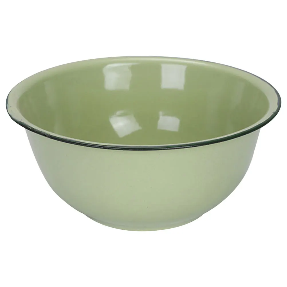 Enamel Basin Household Enamel Basin Thicken Flour Enamel Salad Basin Food Storage Enamel Salad Basin for Kitchen Utensil Soup