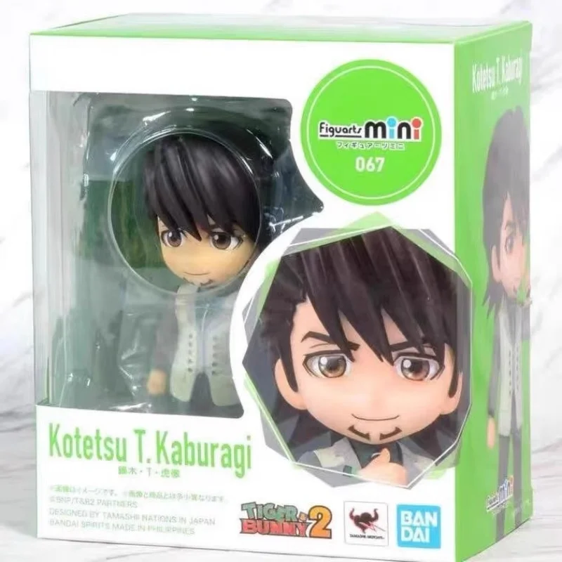 

Bandai Original 9Cm Figuarts mini TIGER & BUNNY 2 バーナビー・ブルックス Jr. Action Figure Toys For Kids Gift Collectible Model Ornaments