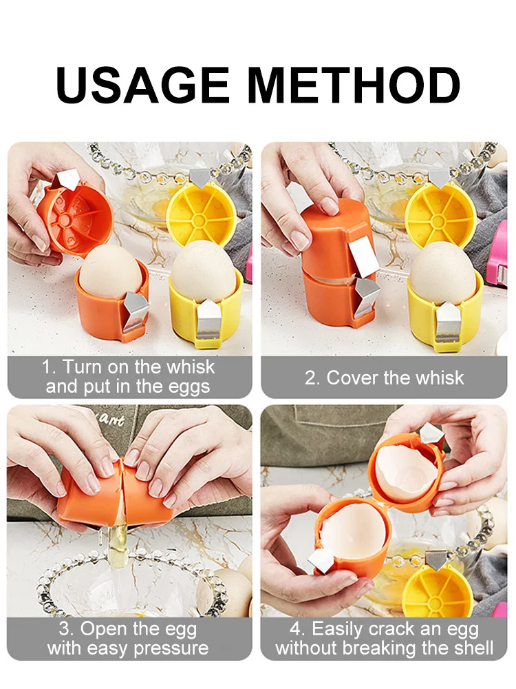 Egg Shell Opener Egg Beater Egg Shell Separator Household Kitchen Baking Tools Kitchen Tools