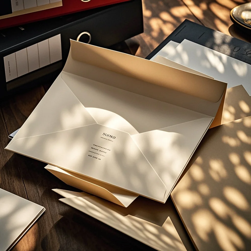 

The Ultimate Branded Touch. Superior custom envelopes with precise color matching and luxurious foil stamping.