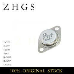5PCS 2N3055 TO-3 15A 60V Transistor MJ2955 2N3773 BUX98A BUX98 BUX48A BUX48 LM338K LM338 MJ802