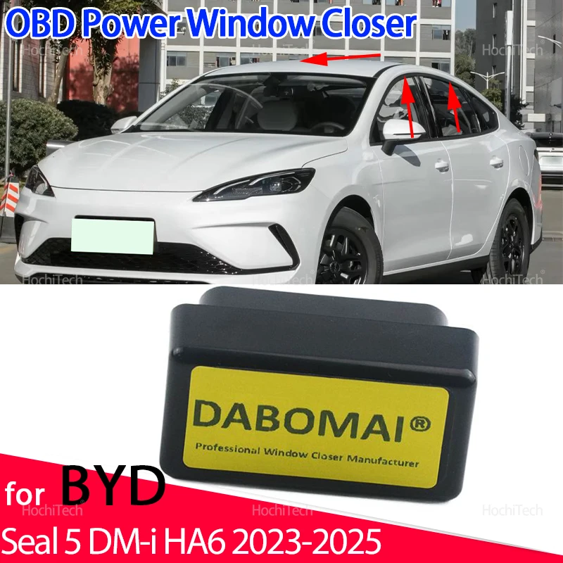

Для BYD Seal 5 DM-i HA6 2023 2024 2025: Автоматический контроллер закрытия окон и люка (OBD), аксессуары для модификации автомобиля