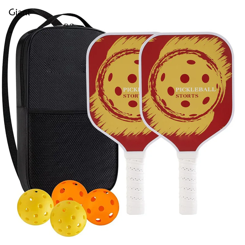 

Pickleball Paddle Brand Good Quality Children's Racquet Fiberglass Parent Child Pickleball Beginner Hot Selling Paddle Set