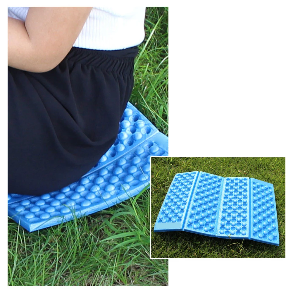 

4 Pcs Mat Outdoor Massage Seat Cushions Picnic Blanket Carpet Ground Pad Camping Eva