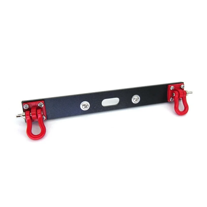 Metal Rear Bumper with Tow Hook for MN D90 D91 D96 MN98 MN99S MN45 1/12 RC Car Upgrade Parts Accessories,A