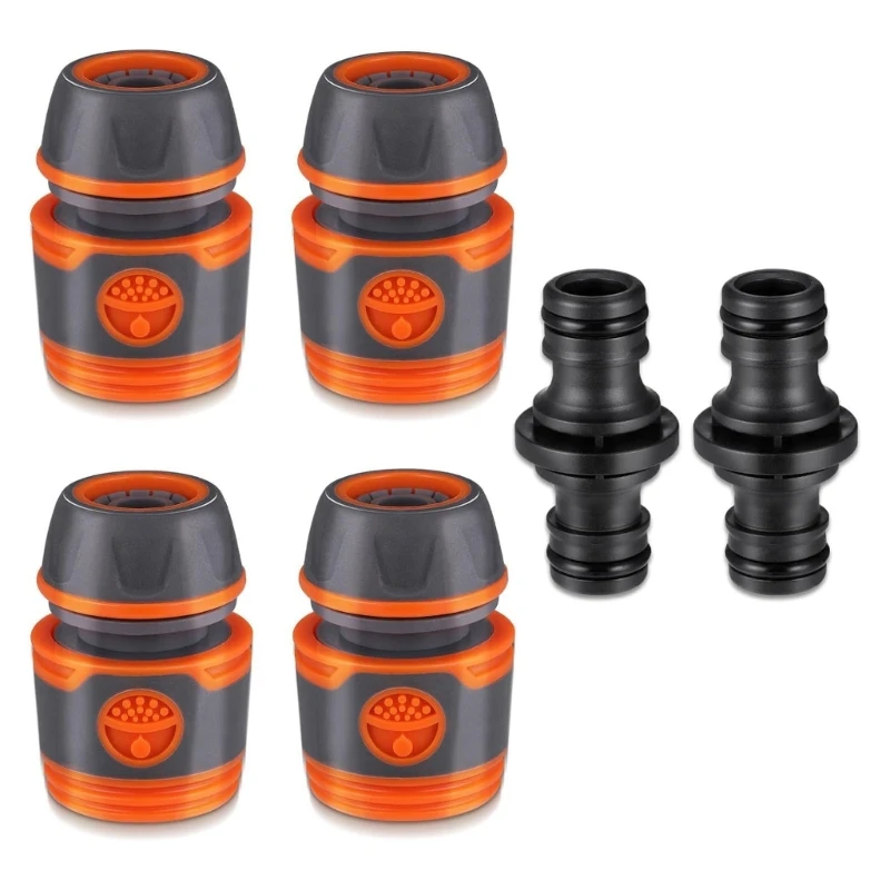 

Practical Hose Mender 4 Leakproof Couplings and 2 Expandable Extension Adapters DXAF