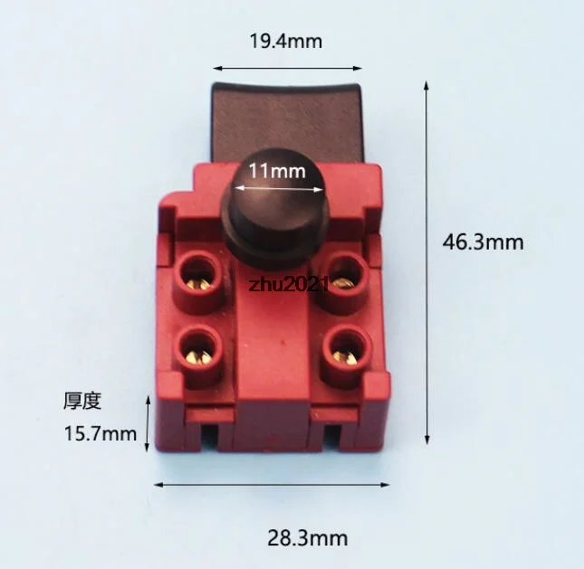 AC 250V 6A DPST Trigger Switch Control for Makita 5016 Electric Chain Saw