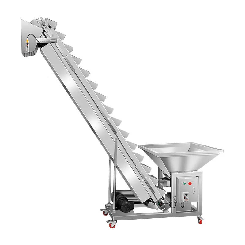 

Automatic tipping bucket type rice grain dry goods nut conveying climbing feeding machine
