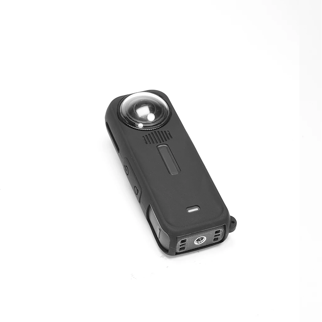 Leichtes Silikon-Schutzcover-Set für Insta360 X5 X4 Kameragehäuse, Objektivdeckel, Trageschlaufen, präzise Ausschnitte für vollen Zugriff – Detail 4