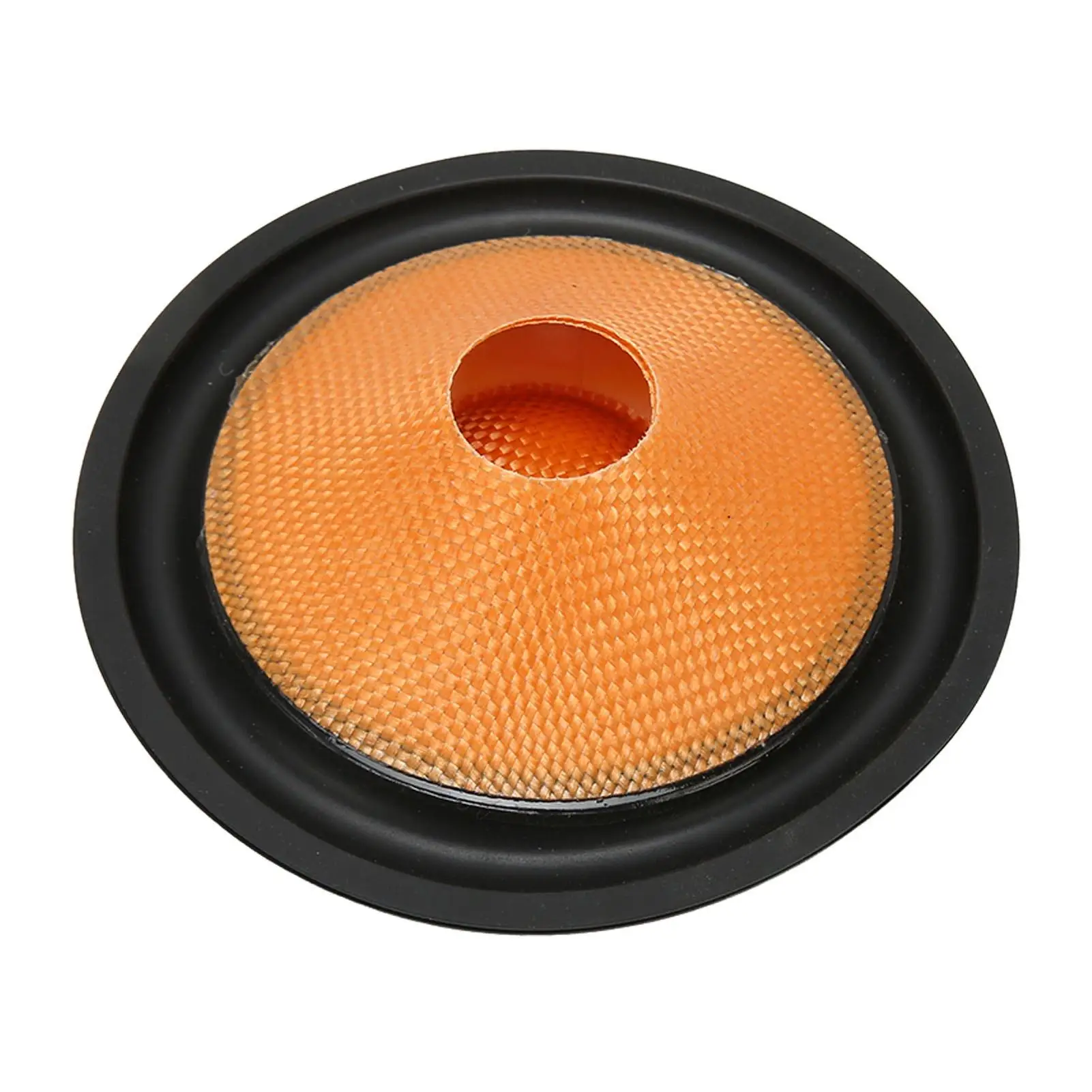 Cone de alto-falante subwoofer de 5 polegadas com surround de borracha - Tambor, diâmetro interno de 1 polegada, diâmetro externo de 5 polegadas