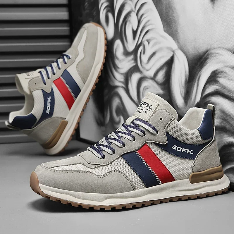 Nowe, oddychające buty na co dzień Forrest Gump z siateczki 2024