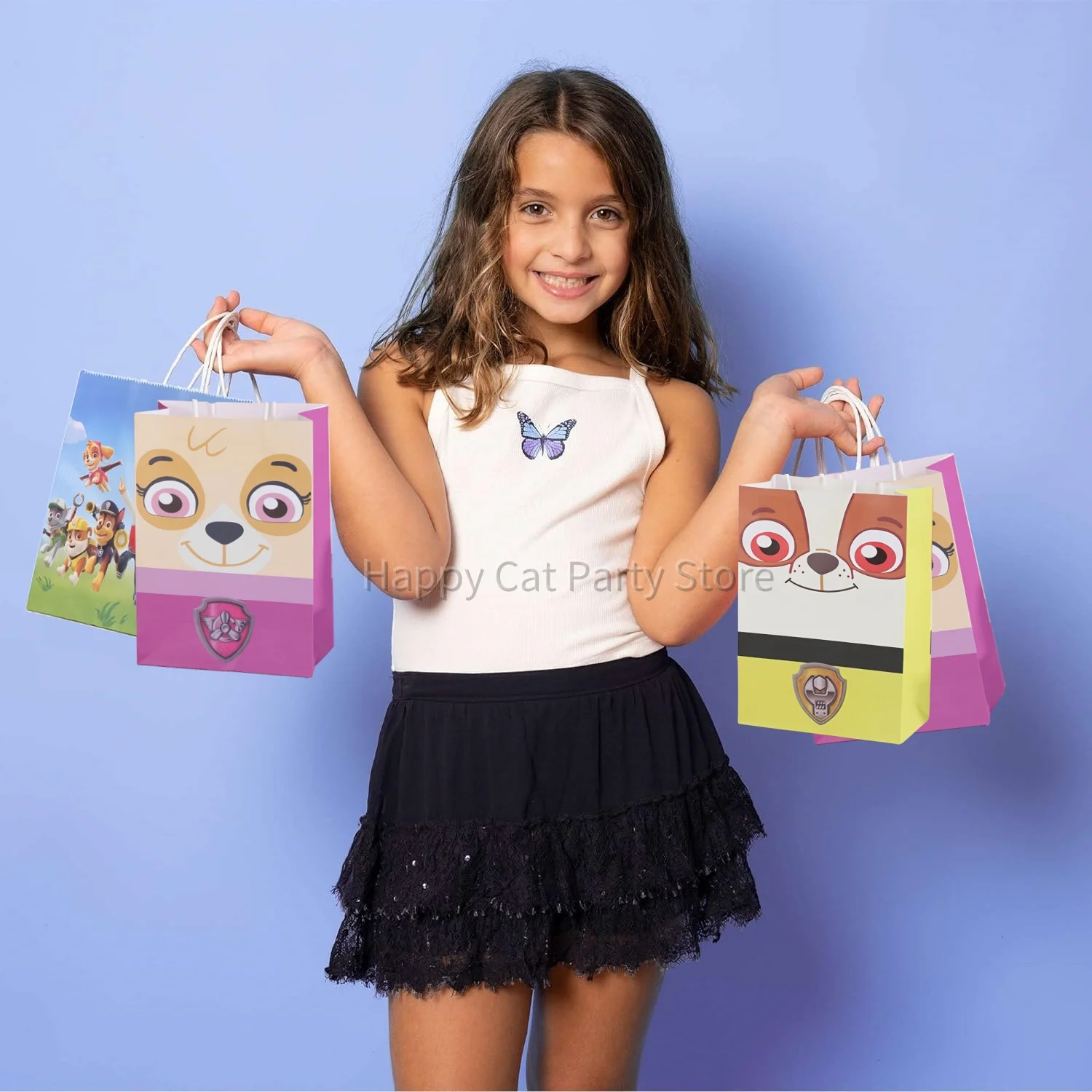PAW Patrol Paper Gift Bags Birthday Decor dog skye candy Bag Patrol paw Biscuit Package PAW Patrol Favors Party Supplies