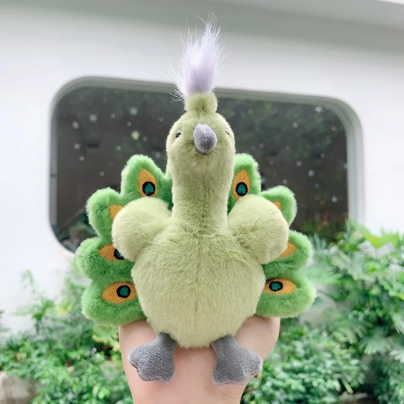 

Peacock Plush Toy Ornaments Zoo Souvenirs Doll Pendants