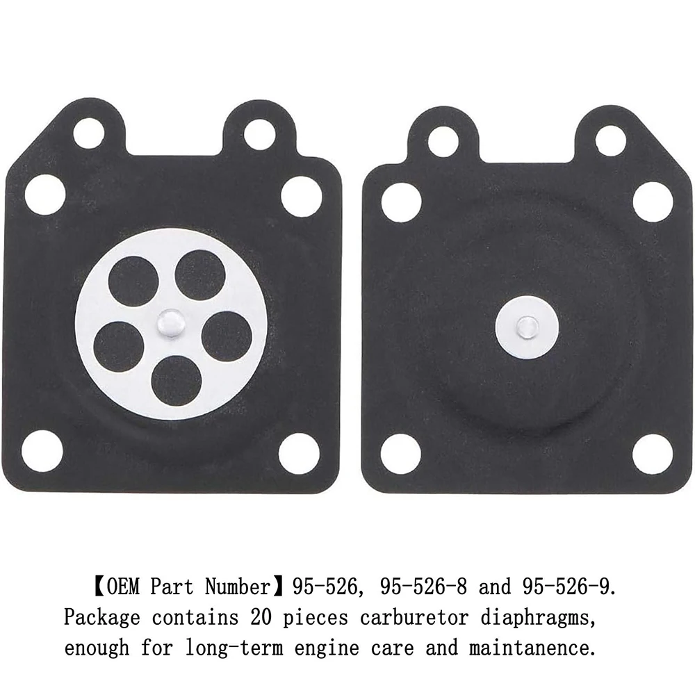 95-526 Diaphragm Gasket Metering For Walbro Carburetor 95-526-9 95-526-9-8 WA WT WY WZ Series Diaphragm 1&5&10&20PCS