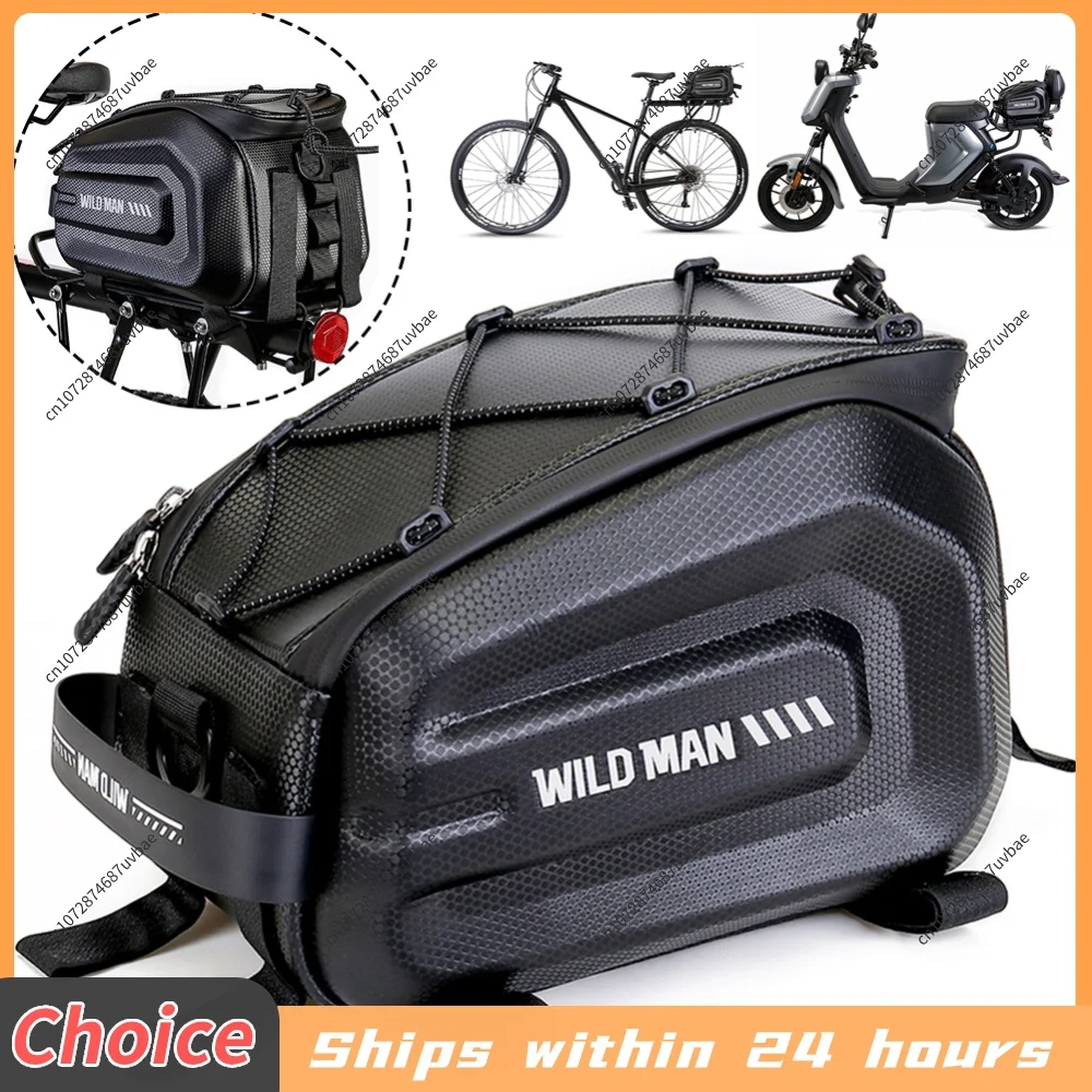 4L Bicycle Luggage Carrier Bag Multifunction Cycling Pannier Pack Large Capacity Waterproof MTB Road Bike Accessories
