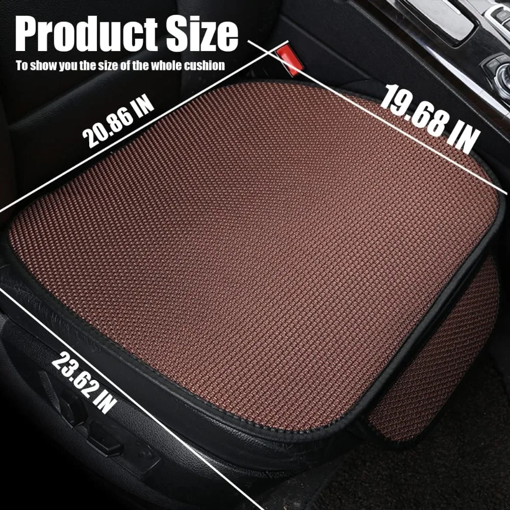 Car Seat Cushion Pad,Breathable Comfort Auto Front Seat Cushion Mat,Vehicle Interior Accessories for Truck, SUV, Van