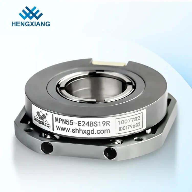 MPN55 55mm binary  absolute rotary encoder with flange sensor single-turn multi-turn SSI 14-24mm shaft dc motor