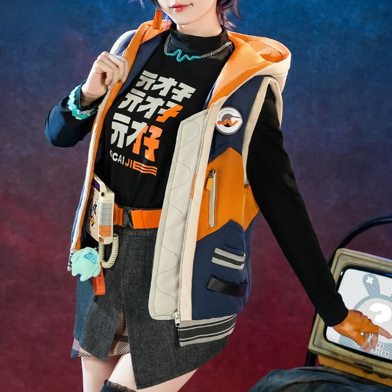 Костюмы для косплея Zenless Zone Zero Belle, униформа, юбка, реквизит, аксессуары, парик, полный комплект, одежда для ролевых игр на Хэллоуин