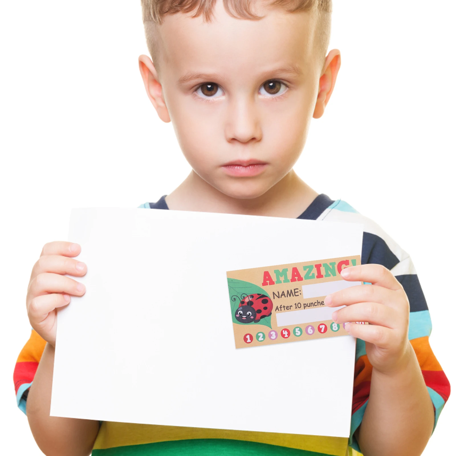 

Reward Punch Cards for Kids Classroom Must Haves Cute Cartoon Encouragement Children Reward Card Portable Punch Cards