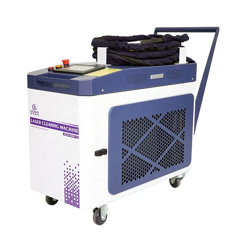 

BingYan Pulse Laser Rust Remover Cart Type Laser Cleaning Machine Metal Handheld Laser Cleaner
