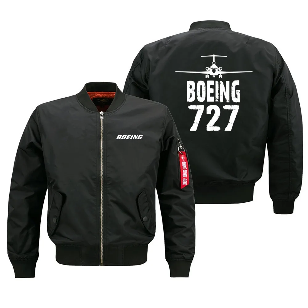 

New Harajuku Boeing 727 Man Baseball Windproof Coats Pilots Military Outdoor Flight Aviation Men Ma1 Bomber Jacket