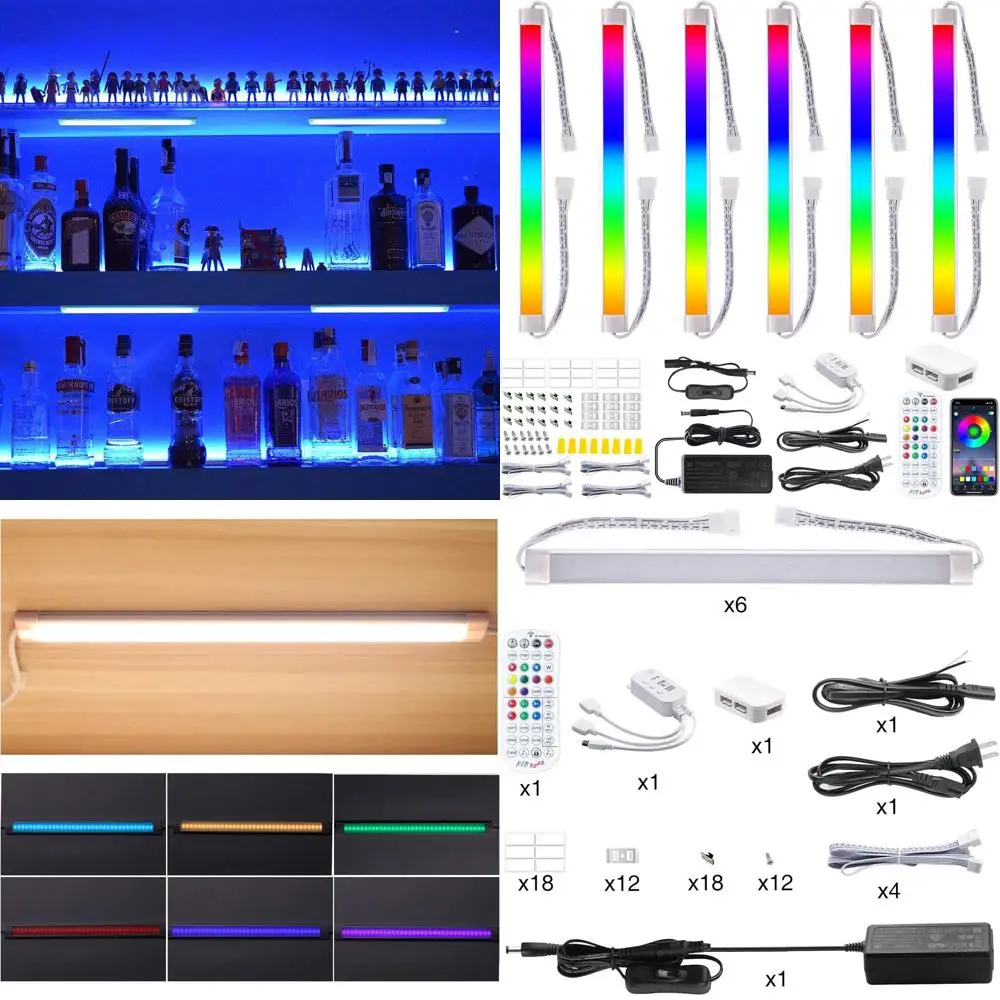 6-Pack Rgb Led Unde…