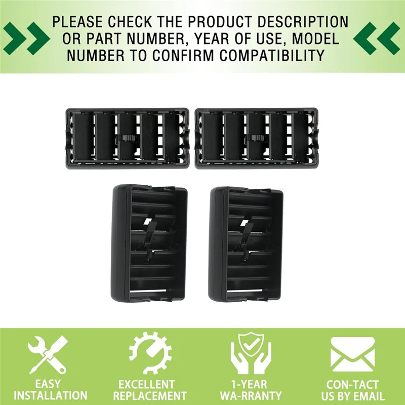 

Durable 5FS10DX9 5DP55TAZ Center Console Air Vent Grille Dash Vents Louver For Jeep Wrangler TJ 1997-2006 Cherokee XJ 1997-2001