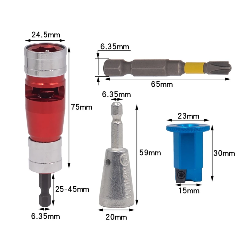 8 in 1 Wire Stripping and Twisting Tool Electric Drill Wire Stripper Fast Wire Stripper Tool Peeling Machine for Drill