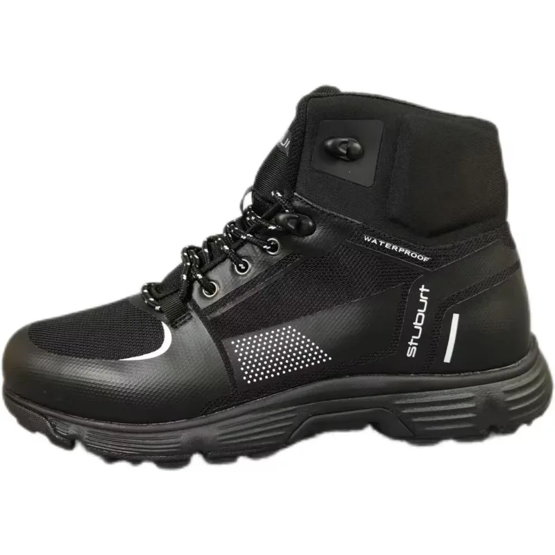 Classic Brand Golf Shoes For Men Comfortable Golf Training Shoes Anti-Slippery Walking Shoes High Top Outdoor Gym Shoe For Men